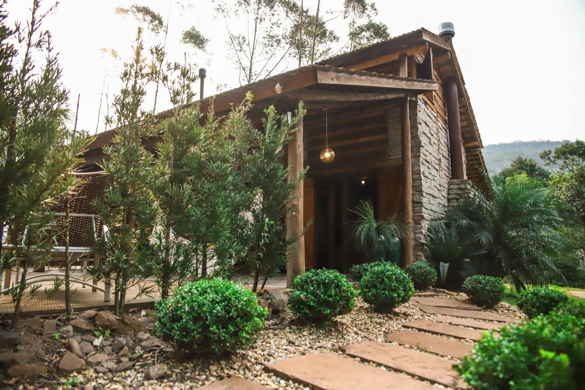 Chale Casa De Pedra, Vivenda Serra Velha, Chales De Montanha Timbe do Sul ภายนอก รูปภาพ