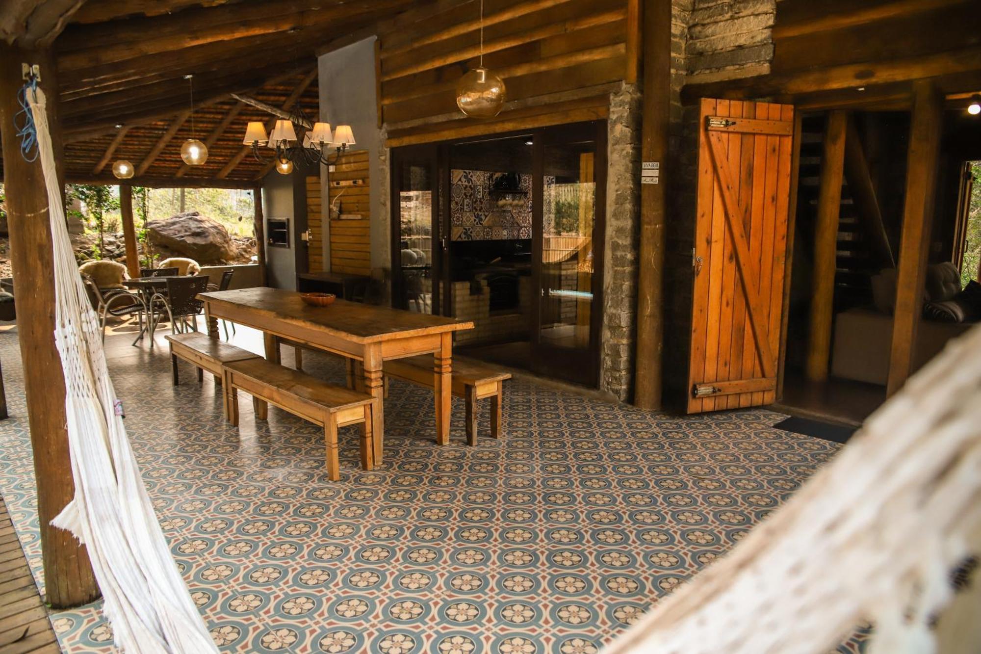 Chale Casa De Pedra, Vivenda Serra Velha, Chales De Montanha Timbe do Sul ภายนอก รูปภาพ