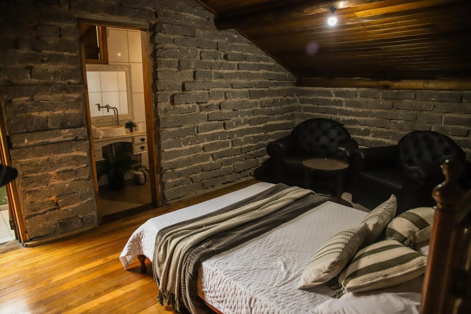 Chale Casa De Pedra, Vivenda Serra Velha, Chales De Montanha Timbe do Sul ภายนอก รูปภาพ